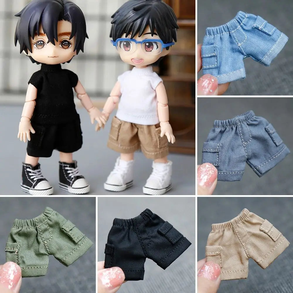 Fashion Doll Accessories For 1/11OB11 Dolls Dolls Wear Shorts Doll Clothes Doll Pocket Shorts Doll Jeans Shorts