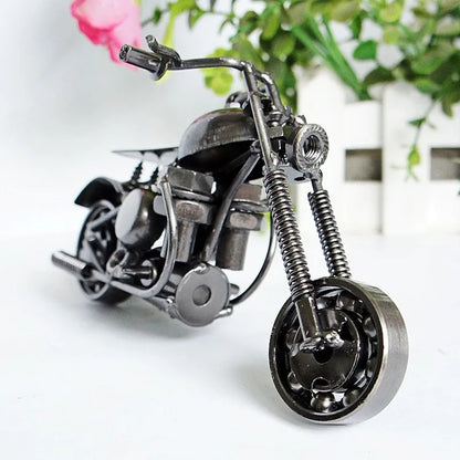Metal Iron Motorcycle Model Special Promotion Iron Ornaments Handmade Crafts Gifts Multiple Options Available