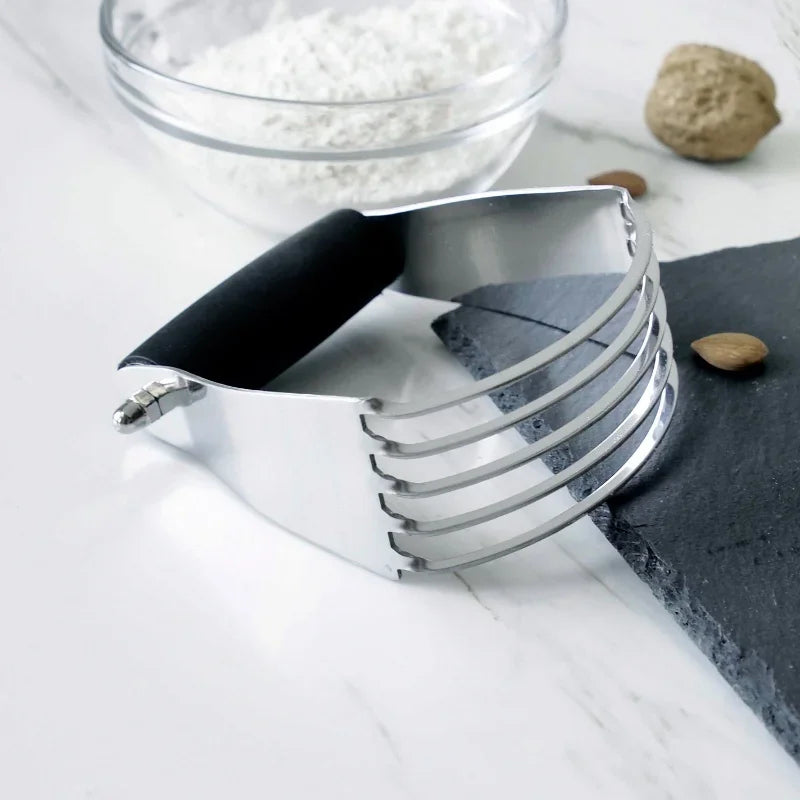 New Manual Dough Blender Baking Tool Pastry Blades Flour Mixer Stainless Steel Anti Slip Chef Pastry Cutter Kitchen Accessories