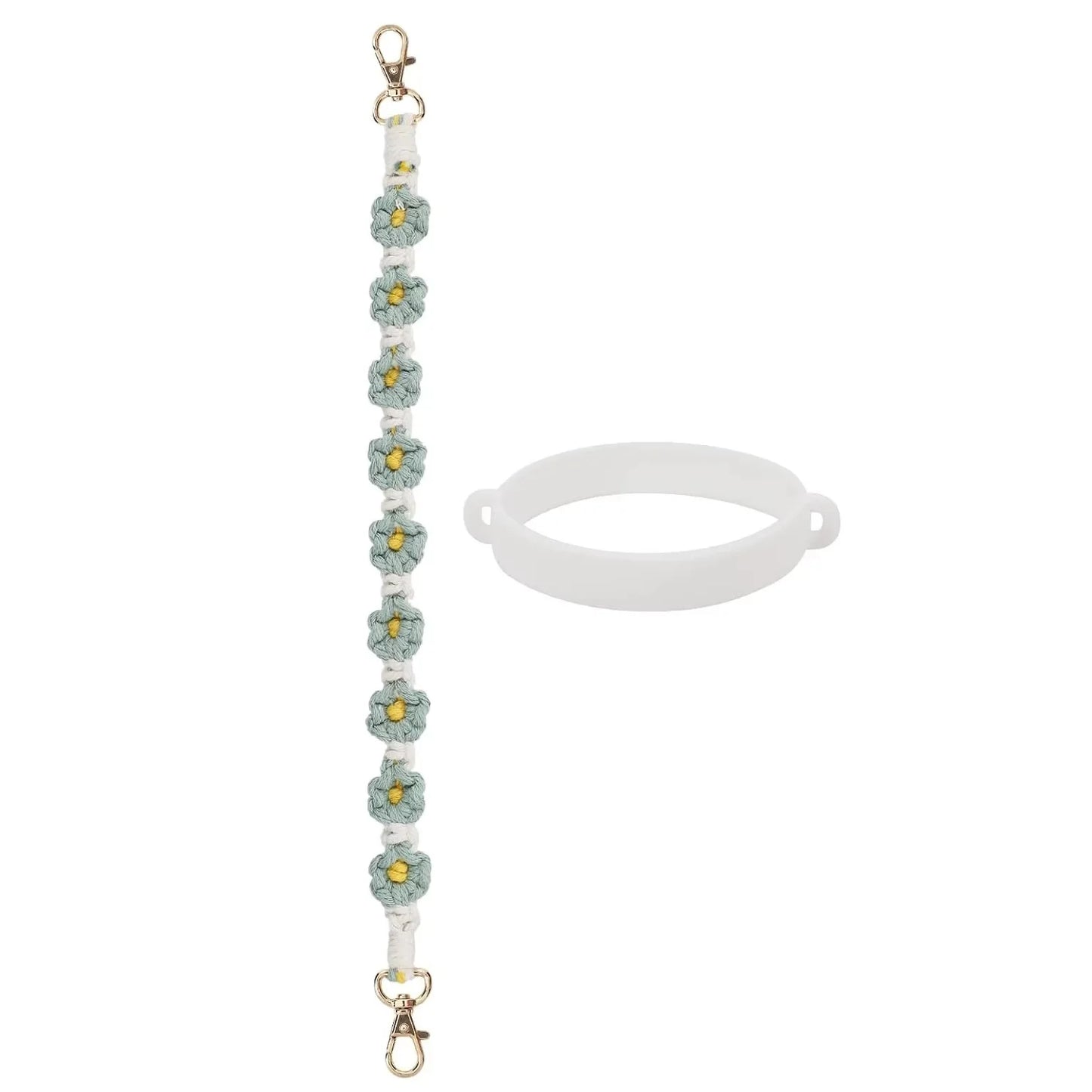 Water Bottle Handle with Strap for Owala Stanley Cup  Hydro Flask, Water Bottle Handle Fits Most 12-40oz Water Bottles