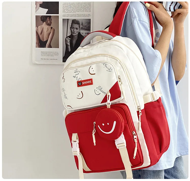 Middle School Student School Backpack School Bags Girls Kids Schoolbag Primary School Backpack Travel Student Book Bag mochilas