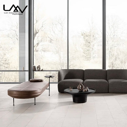 Bedroom Living Room Furniture Leisure Sofa Stool With Side Table Modern Leather Metal Legs Bed End Stool Upholstered Bench