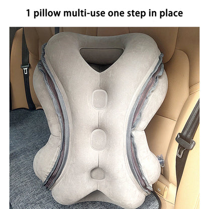 Inflatable Travel Neck Air Pillow Headrest Support Cushion Soft Sleep Pillows for Airplane Sleeping Car Train Office Home 바디필로우
