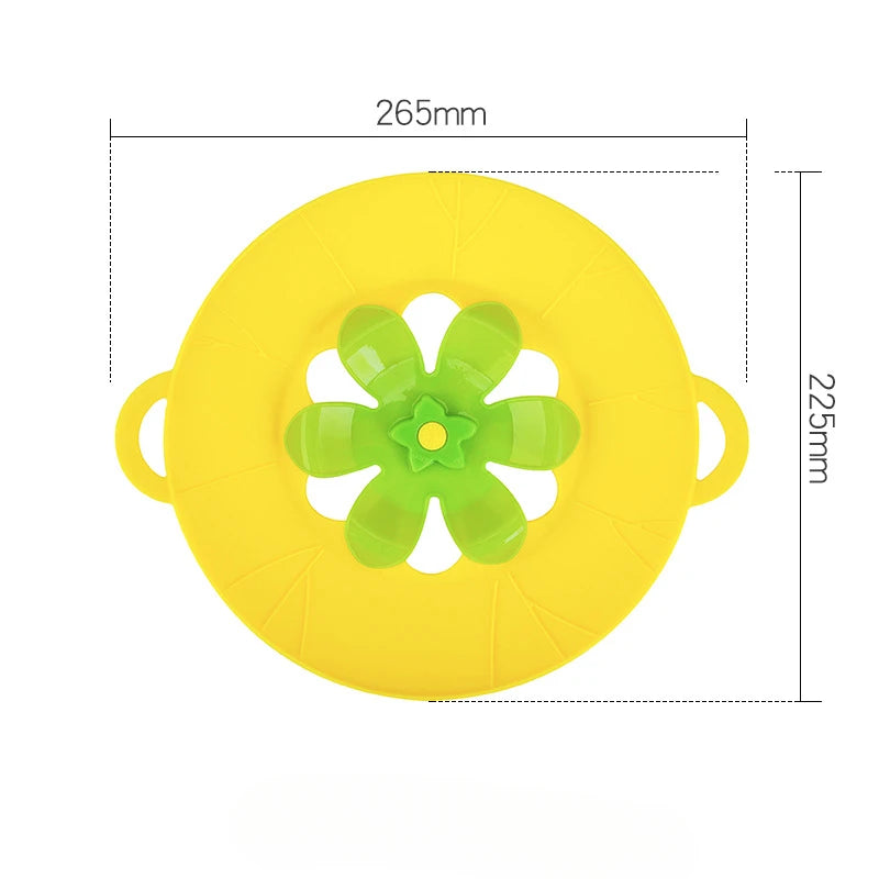 Silicone pattern anti-spill lid, silicone fresh-keeping lid, rotatable lid, kitchen gadgets