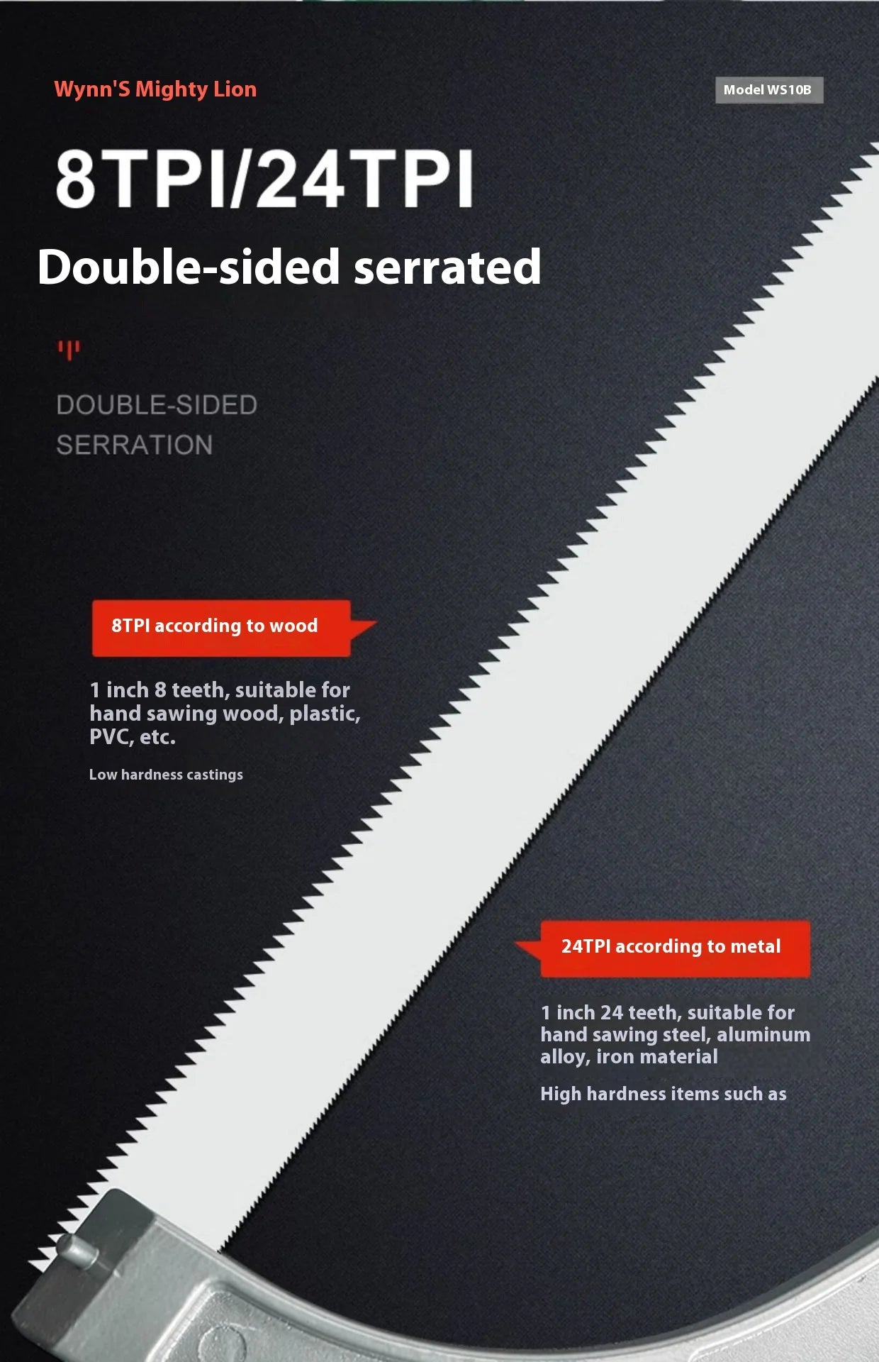 Damaly, Hacksaw Stand, Aluminium Power Hand Saw, Household Mini Adjusting Saw, Bow Stand, Woodworking Saw, Hand Saw