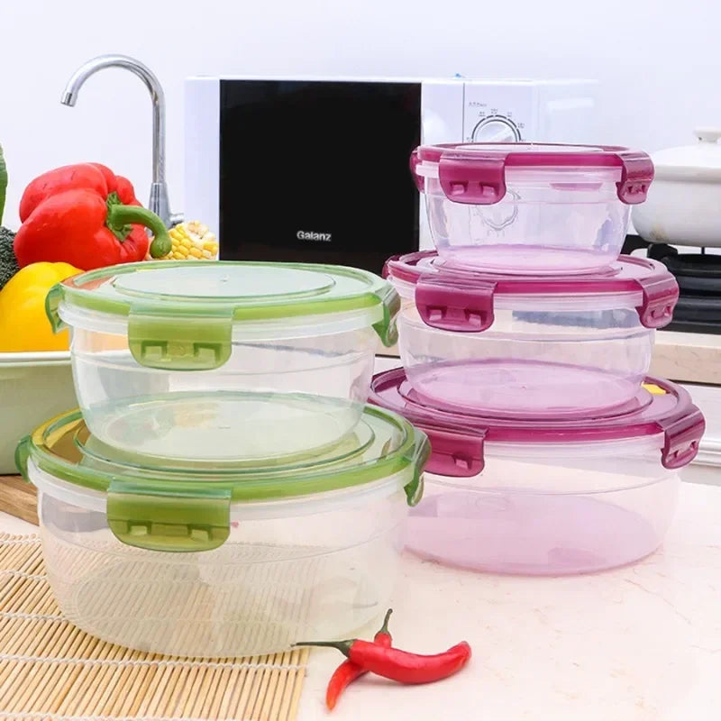 Fridge Organizer Food Storage Containers Fresh Fruit Refrigerator Storage Box Snack Sealed Jar Lunch box Kitchen organizer