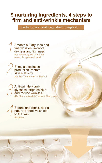 Bakuchiol Natural Retinol Alternative Cream For Face Minimize Wrinkles Retinol & Vitamin Face Cream Skin Firming Skin Care