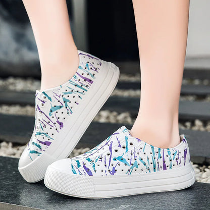 New Big Kid Casual Sandal Heightening Shoes External Wear Sandal Summer Thick Bottom Hole Cave Garden Shoes Women Beach Sandal