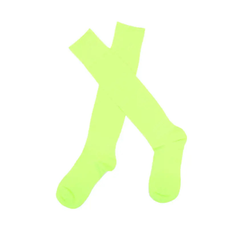 Football Sports Socks Long Knee Cotton Solid Color Kids Legging Stockings Soccer Baseball Ankle Adults Children Socks