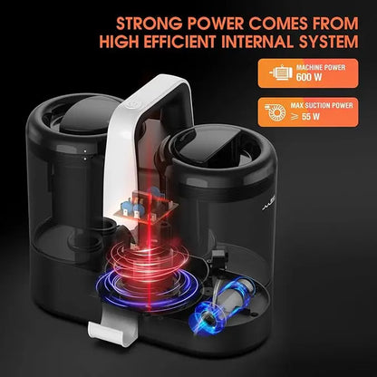 Handheld Portable Carpet Washer Vacuum Cleaner Spot Steam For Sofa And Car Carpet Fabric Cleaning Machine EU Plug