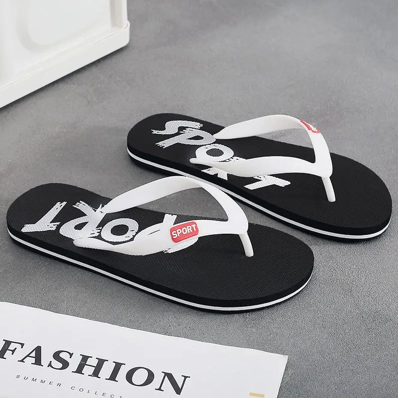 Flip Flops Slippers for Men Outdoor Beach Sandals Man Designer Luxury Fun Elegant Original Low Price 2025 Fashion Trend Shoes