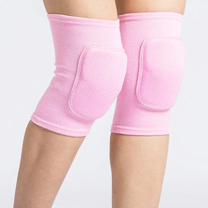 2 Pcs Sports Knee Pads Compression Dancing Knee Protector Support Thickened Sponge Volleyball Yoga Crossift Knee Brace Adult Kid