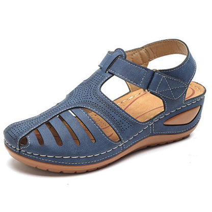 Sandals Shoes Women Summer Soft Women's Sandals Retro Shoes Woman Wedge Women's Shoes Breathable Footwear Female Sandal Women