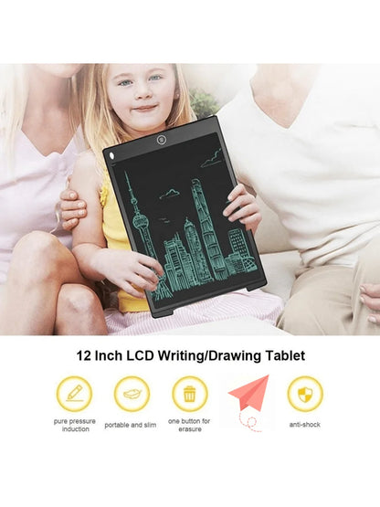12Inch LCD Drawing Tablet Portable Digital Pad Writing Notepad Electronic Graphic Board Notes Reminder with Stylus Pen