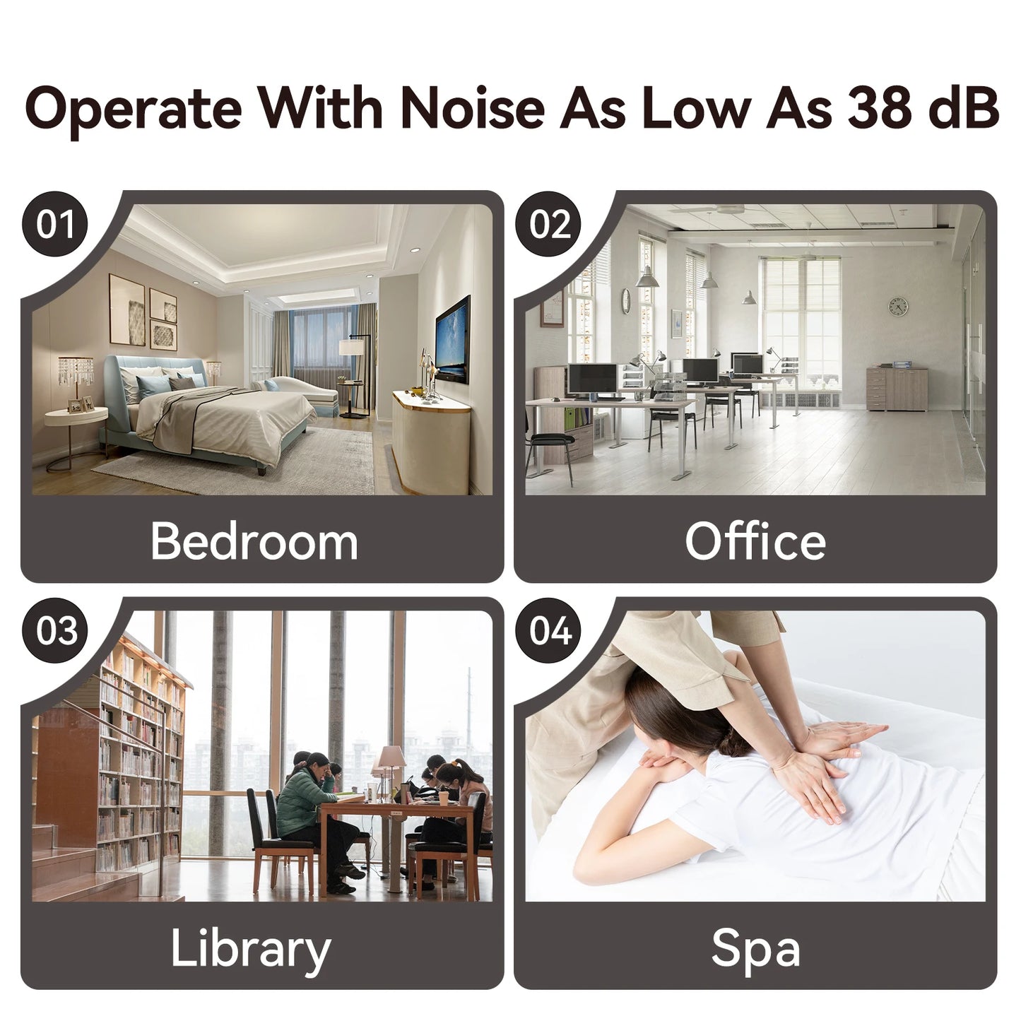 Smart Essential Oil Diffuser Home Plug In Diffuser With LED Screen Visual Intelligent Control with Timer for Home Office Hotel