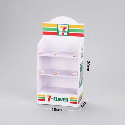 Creative Fridge Magnets 3D Freezer Shop Cabinet Miniature Toy Display Models Mini Decoration Simulation Toy Refrigerator Sticker