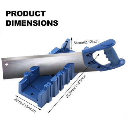 Multifunctional Woodworking Miter Saw Box Miter Saw Holder Saw Storage 45/22.5/90° Plastic Saw Box Medium Miter Saw Cabinet