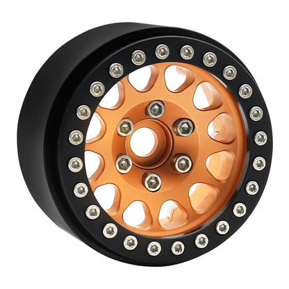 Metal 1.9 Beadlock Wheel Rim Hub for 1/10 Hsp Redcat Rc4wd WRAITH Tamiya Axial SCX10 D90 HPI RC Car Spare Part