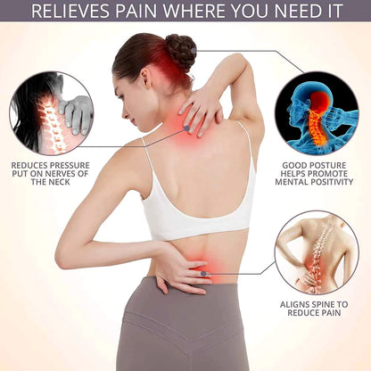 Posture Corrector for Men & Women - Adjustable Back Brace, Spine Support, Shoulder & Neck Alignment, Posture Straightener