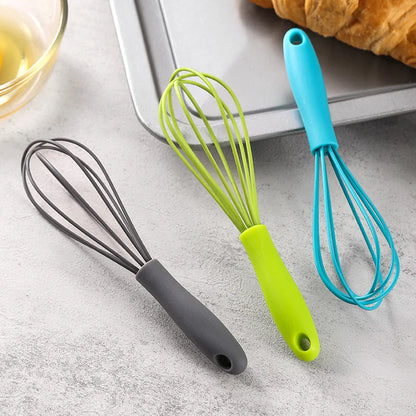 Silicone Eggs Whisk Portable Mixer Frothers Household Eggs Blender Handheld Whisk Eggs Beater