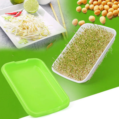 Microgreens Sprouter Tray Hydroponic / Sprouting Tray For Sprouts Vegetable Horticultural Garden DIY Nursery Potted