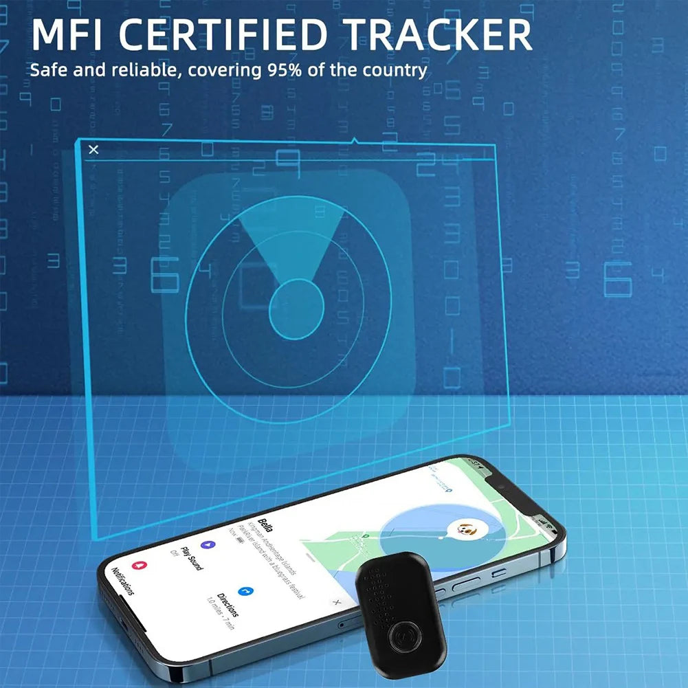 Pet GPS Tracker Dog Cat Locator - Adjustable Collar, Real-Time Tracking, Waterproof, Long Battery Life, Works with iOS Android