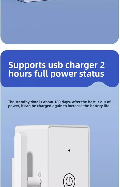 Smart Wireless Light Switch Remote Control for Bedroom/Lazy People, Auto On/Off, Smart Home Device