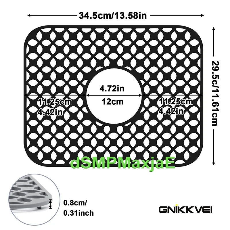 Silicone Sink Mat,Kitchen Sink Mats Grid Accessory,Non-slip Sink Protector for Kitchen Bottom of Farmhouse Porcelain Sink
