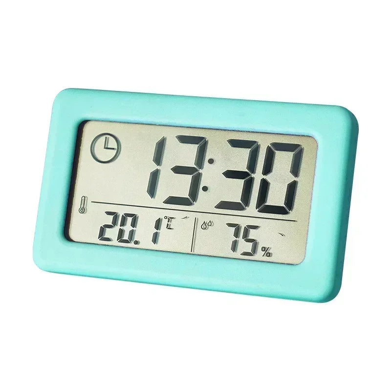 12/24 Hours Wall Clock Thermometer Digital Table Clock Hygrometer Electronic Product Desk Watches Decorate Mini Electronics Home