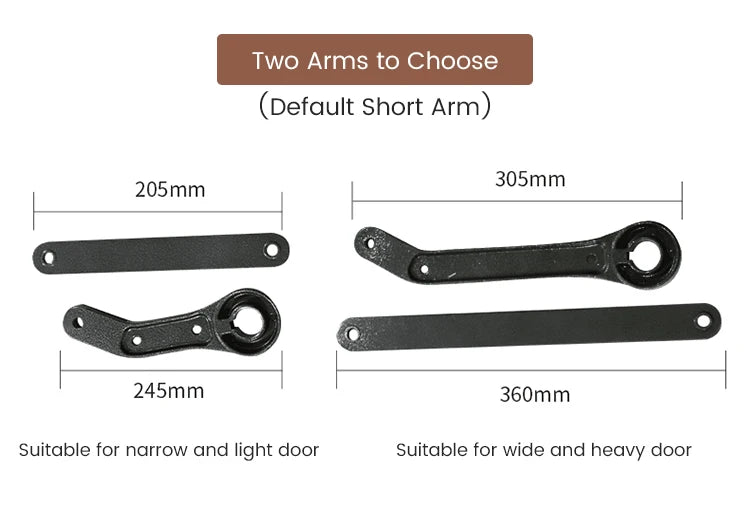 Popular Small Electric Swing Automatic Door Closer No Need Hand Side Mount Garage Door Opener For Home Courtyard Or Community