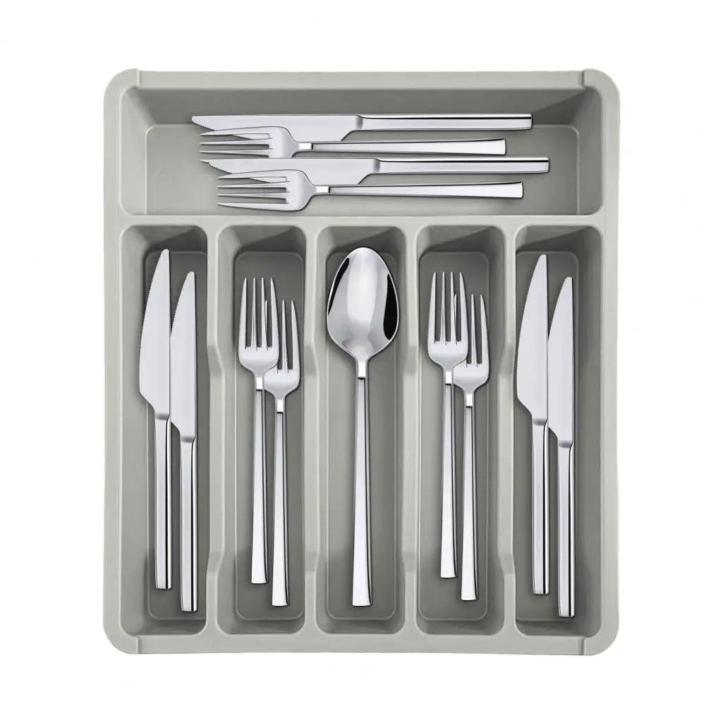 35*31cm Drawer Organizer Tray For Kitchen Drawer Expandable Cutlery Holder Adjustable Utensil Divider Spatula Gadgets Storage