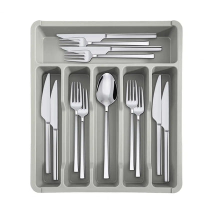 35*31cm Drawer Organizer Tray For Kitchen Drawer Expandable Cutlery Holder Adjustable Utensil Divider Spatula Gadgets Storage