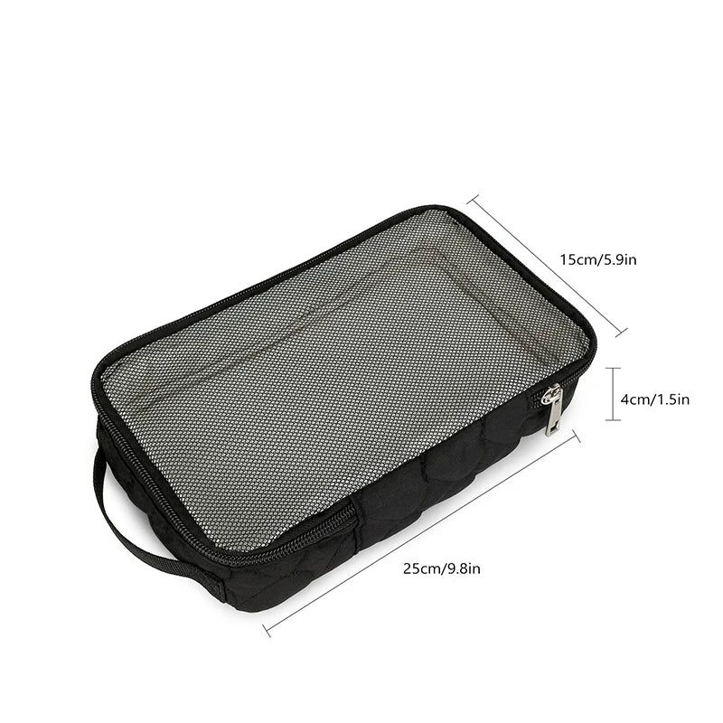 Portable Baby Travel Storage Organizer Bag Diaper Clothes Hanging Mesh Pouch Mommy Outting Bag