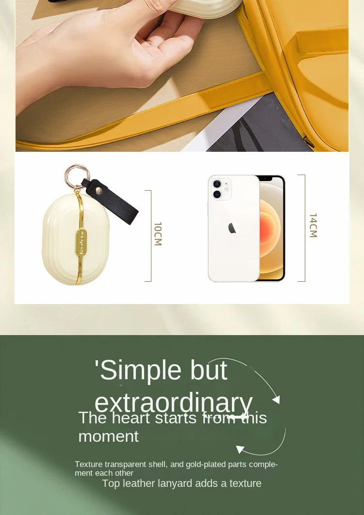 Mini Portable Lint Applicator Roller Can Be Torn To Replace Paper on The Body Stained Clothes Hair Removal Device