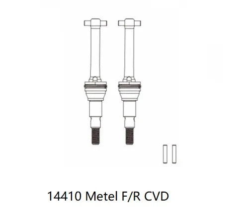 MJX Hyper Go spare parts 14303 1/14 R/C cars/Trucks original replacement spare parts CVD Joint Drive Shaft/ Differential