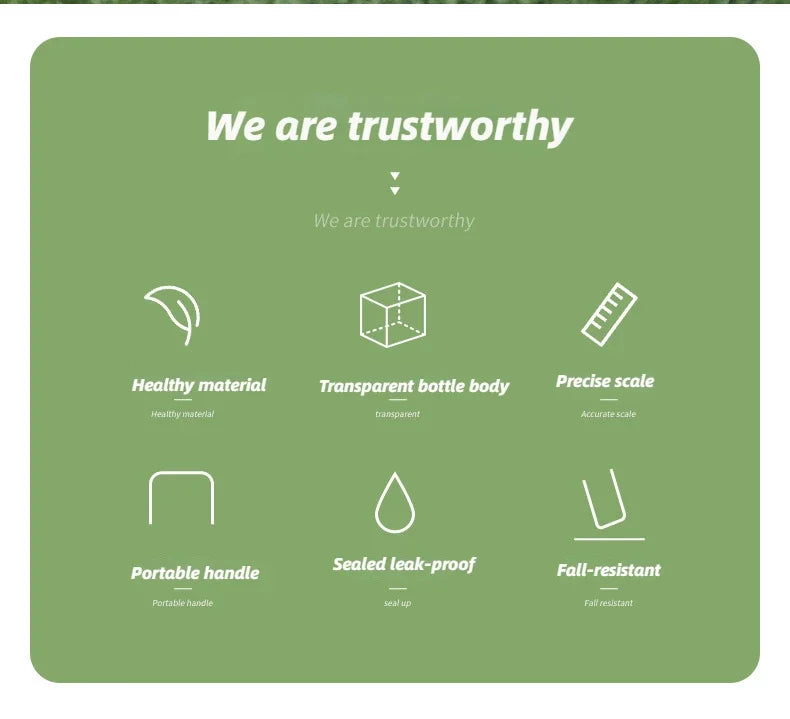 2 Liter Sports Water Bottle With Straw Large Capacity Fitness With Scale Gradient Kettle Outdoor Plastic Portable Water Bottle