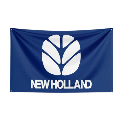 90x150CM TRACTORS New Hollands Agriculture Flag Polyester Printed Excavator Banner For Decor