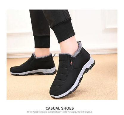 Men's Shoes Autumn Winter Casual Cotton Warm Wear Resistant Chunky Sole Affordable Free Shipping