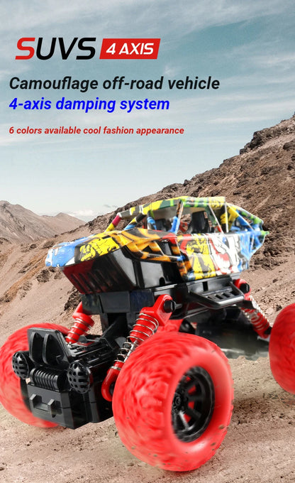 Children's toy car high-speed off-road vehicle outdoor toy off-road vehicle model inertia climbing stunt vehicle children's gift