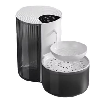 ABJI-3L Wireless Pet Water Fountain Rechargeable Dump Water Feeder Timed Smart No Filter Required