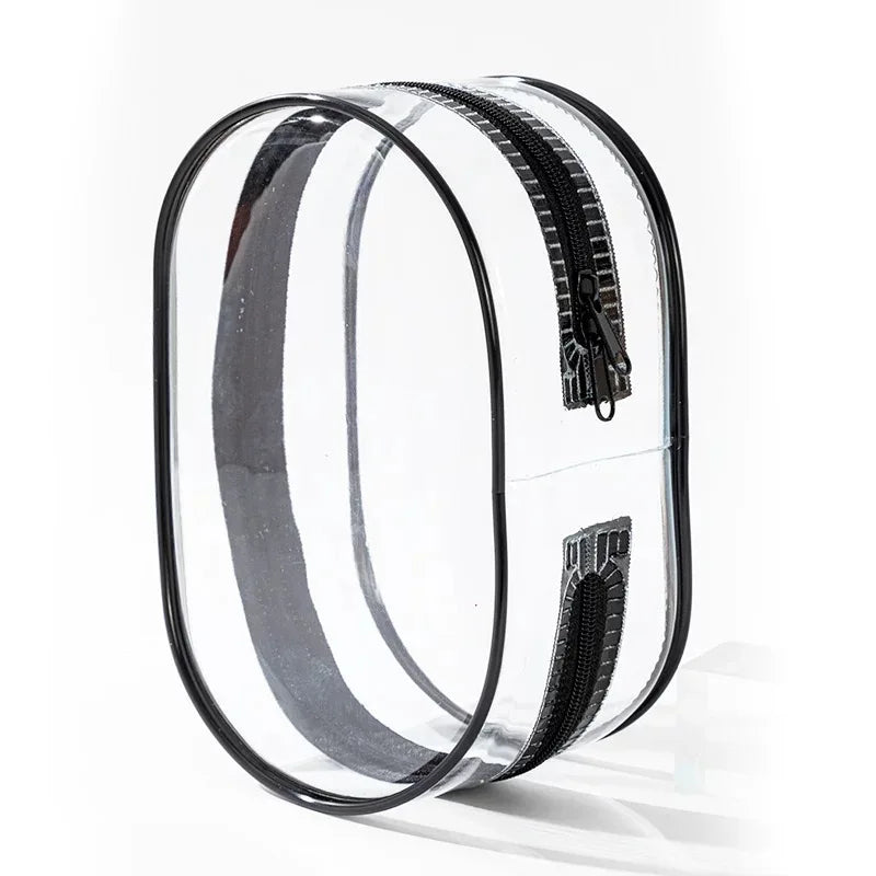 Labubu Protect Case 15cm Labubu Sitting Party Cotton Doll Shoulder Pain Bag PVC Storage Bag Labubu Walk Bag Dustproof