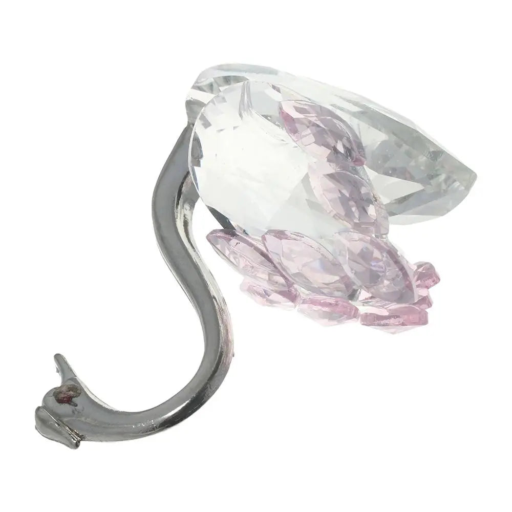 Beautiful Glass Home Decoration, Cute Swan Statue, Home Decoration, Dining Table Family Collection Gift, Home Crystal Decoration