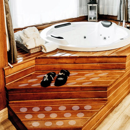 New Anti Slip Bath Grip Stickers Non Slip Shower Strips Flooring Safety Tape White 60/30/10Pcs