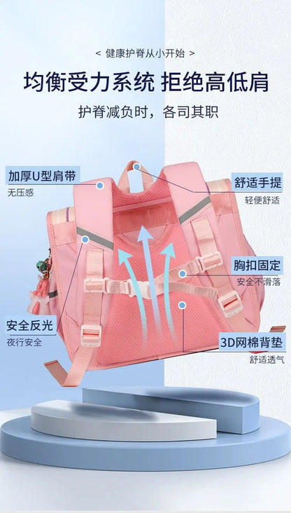 New Fashion School Bags for Boy Luxury Brand Children Backpack Japanese Style Girl Student Book Bag Kids Large Primary Schoolbag