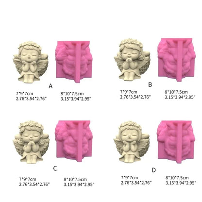 Succulents Flower Pot Resin Silicone Mold DIY Garden Concrete Flowerpot Holder Mould Handmade Crafts Home Decor