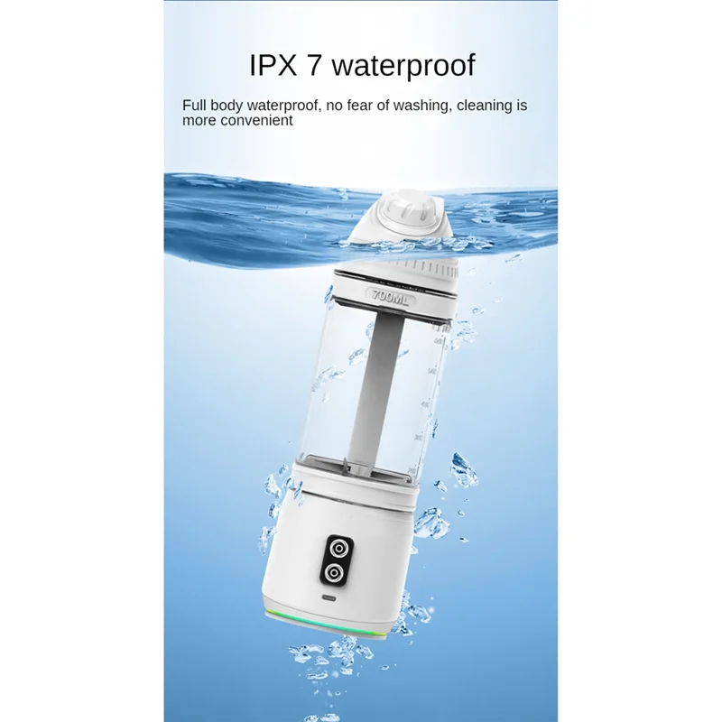 BHBD-Portable Blender Personal Blender For Shakes And Smoothies Ice Blender For Kitchen Travel Mini Juice Machine 700ML