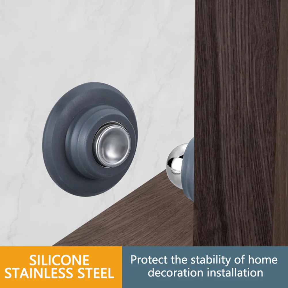 Rubber UFO magnetic door suction, indoor bedroom door, floor suction, door stopper, door handle protector