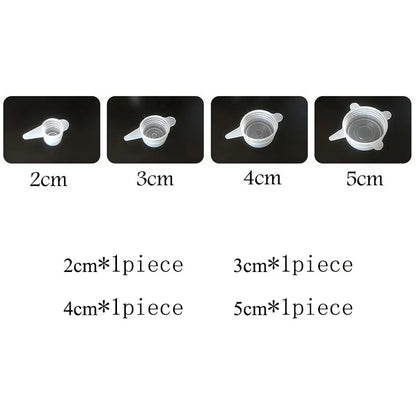 16 Sizes Silicone Stretch Lids Universal Lid Silicone Bowl Pot Lid Silicone Cover Pan Cooking Food Fresh Cover Microwave Cover