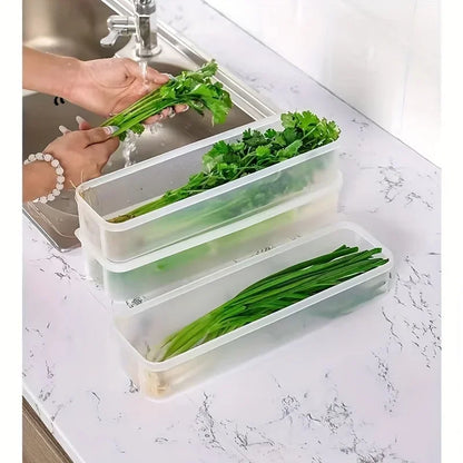 Refrigerator Fresh-keeping Storage Box, Fresh-keeping Artifact,Small Food Preservation Boxes,Transparent Sealed Storage Tool