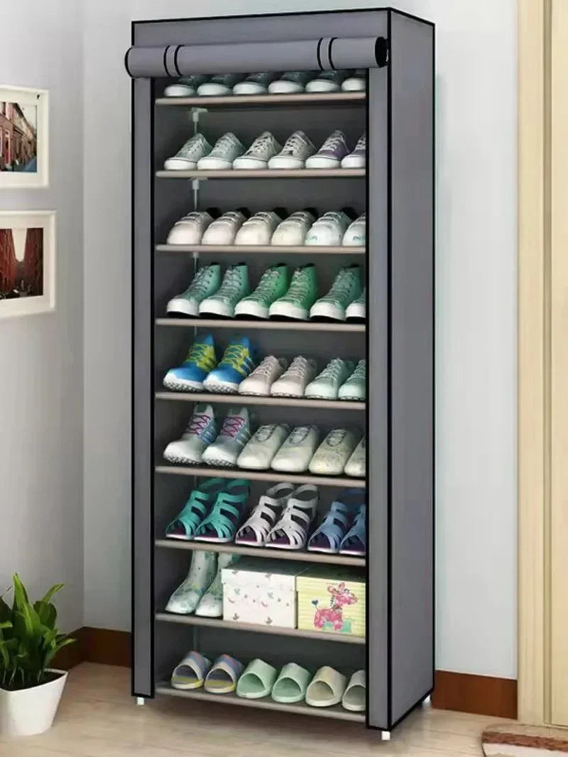 Multi-story dormitory simple cabinet home simple shoe rack space saving and economy new home dustproof shoe cabinet